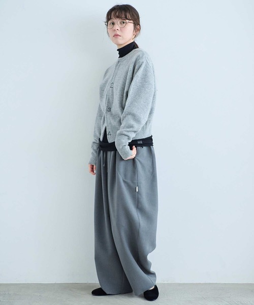 I am I in fact...(アイアムアイインファクト)の「DANISH PANTS(その他パンツ・レディース・グレー/ブラック・FREE)」の21枚目の写真