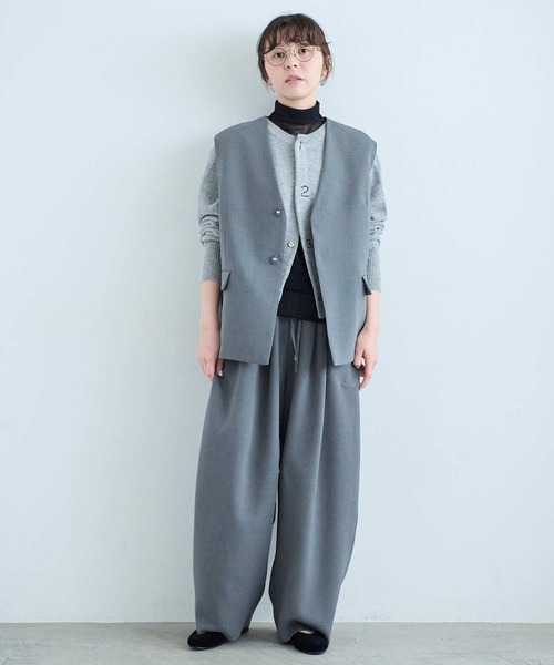 I am I in fact...(アイアムアイインファクト)の「DANISH PANTS(その他パンツ・レディース・グレー/ブラック・FREE)」の22枚目の写真
