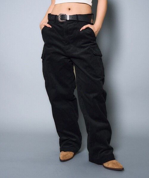 Subciety（サブサエティ）の「Corduroy cargo slacks（カーゴパンツ・メンズ・ブラック/ブラウン・MEDIUM/LARGE/X-LARGE/X-SMALL/SMALL）」の9枚目の写真