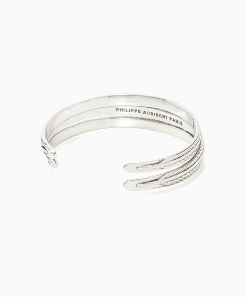 417 EDIFICE(フォーワンセブンエディフィス)の「PHILIPPE AUDIBERT3Tziziri bracelet L brass silver(ブレスレット・メンズ・その他・FREE)」の4枚目の写真