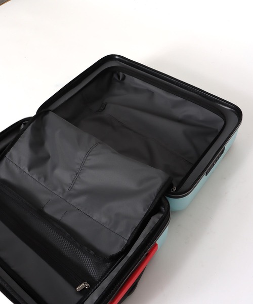 Out n About(アウトナバウト)の「【TRANSIT LOUNGE/トランジット ラウンジ】別注 CARRY CASE 40L 機内持ち込み可能(スーツケース/キャリーバッグ・レディース・チャコールグレー/ピンク/ミント・FREE)」の22枚目の写真
