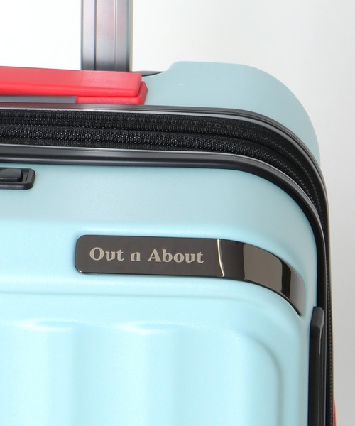 Out n About(アウトナバウト)の「【TRANSIT LOUNGE/トランジット ラウンジ】別注 CARRY CASE 40L 機内持ち込み可能(スーツケース/キャリーバッグ・レディース・チャコールグレー/ピンク/ミント・FREE)」の17枚目の写真