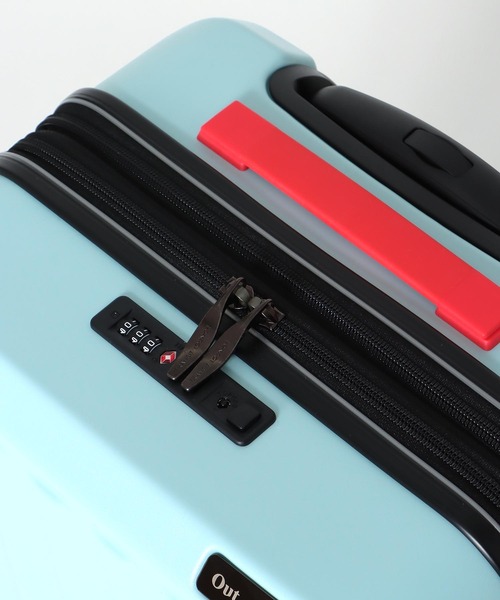 Out n About(アウトナバウト)の「【TRANSIT LOUNGE/トランジット ラウンジ】別注 CARRY CASE 40L 機内持ち込み可能(スーツケース/キャリーバッグ・レディース・チャコールグレー/ピンク/ミント・FREE)」の18枚目の写真