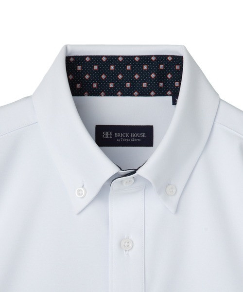TOKYO SHIRTS(トウキョウシャツ)の「【通販限定】 ビズポロ ポロシャツ コンフォートドライ 半袖 メンズ(ポロシャツ・メンズ・ホワイト・XL/S/L/LL/M)」の3枚目の写真