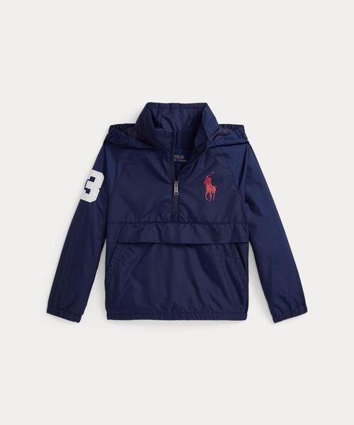POLO RALPH LAUREN CHILDRENSWEAR(ポロ ラルフ ローレン チルドレンズウェア)の「Big Pony パッカブル フーデッド ジャケット(その他アウター・キッズ・ネイビー系1・4/6/3/7)」の1枚目の写真