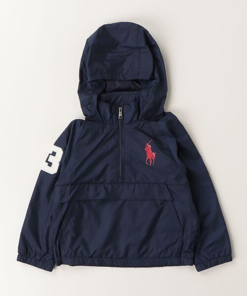 POLO RALPH LAUREN CHILDRENSWEAR(ポロ ラルフ ローレン チルドレンズウェア)の「Big Pony パッカブル フーデッド ジャケット(その他アウター・キッズ・ネイビー系1・4/6/3/7)」の2枚目の写真
