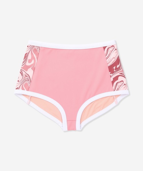 Hurley (ハーレー)の「【Hurley:ハーレー】レディーススイムウェアストレッチボトムス ハイウエストタイプ PIPING SWIMWEAR BOTTOM(水着・レディース・ブルー/ピンク/ブラック/カーキブラウン・SMALL/LARGE/MEDIUM)」の1枚目の写真