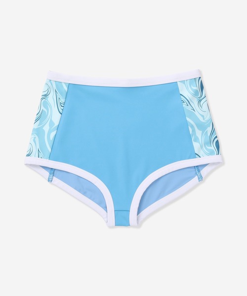Hurley (ハーレー)の「【Hurley:ハーレー】レディーススイムウェアストレッチボトムス ハイウエストタイプ PIPING SWIMWEAR BOTTOM(水着・レディース・ブルー/ピンク/ブラック/カーキブラウン・SMALL/LARGE/MEDIUM)」の4枚目の写真