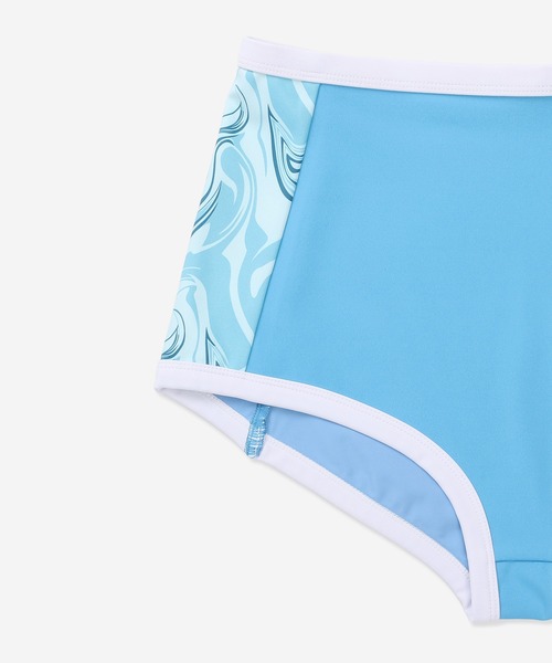 Hurley (ハーレー)の「【Hurley:ハーレー】レディーススイムウェアストレッチボトムス ハイウエストタイプ PIPING SWIMWEAR BOTTOM(水着・レディース・ブルー/ピンク/ブラック/カーキブラウン・SMALL/LARGE/MEDIUM)」の7枚目の写真