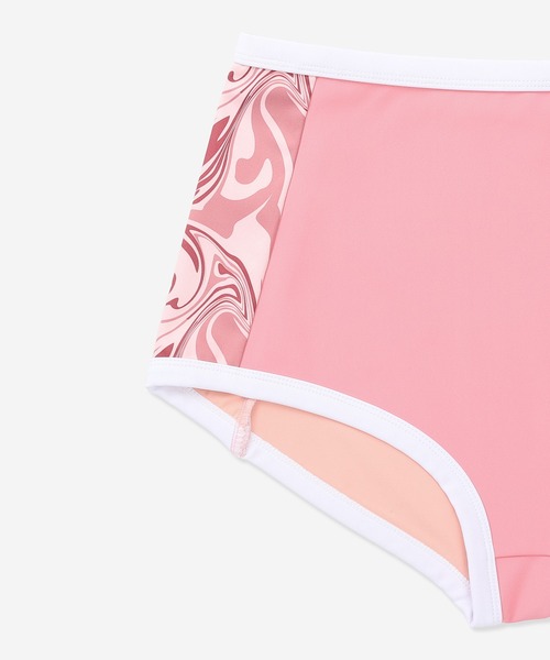 Hurley (ハーレー)の「【Hurley:ハーレー】レディーススイムウェアストレッチボトムス ハイウエストタイプ PIPING SWIMWEAR BOTTOM(水着・レディース・ブルー/ピンク/ブラック/カーキブラウン・SMALL/LARGE/MEDIUM)」の10枚目の写真