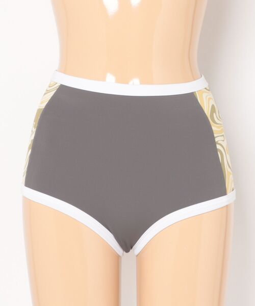 Hurley (ハーレー)の「【Hurley:ハーレー】レディーススイムウェアストレッチボトムス ハイウエストタイプ PIPING SWIMWEAR BOTTOM(水着・レディース・ブルー/ピンク/ブラック/カーキブラウン・SMALL/LARGE/MEDIUM)」の13枚目の写真