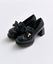 Aimerianejoie | Aimerianejoieキルティングリボンローファー(ローファー)