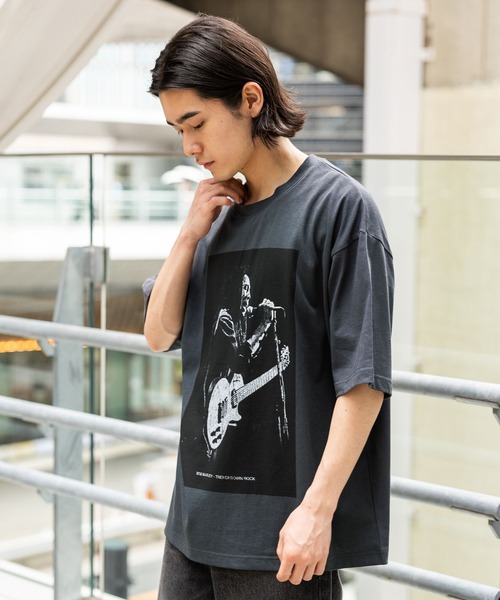 BAYFLOW(ベイフロー)の「【Bob Marley(ボブ・マーリー)】プリントTシャツ(Tシャツ/カットソー・メンズ・チャコール/アイボリー・LARGE/MEDIUM)」の7枚目の写真