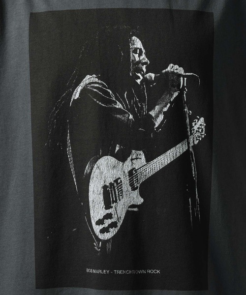 BAYFLOW(ベイフロー)の「【Bob Marley(ボブ・マーリー)】プリントTシャツ(Tシャツ/カットソー・メンズ・チャコール/アイボリー・LARGE/MEDIUM)」の12枚目の写真