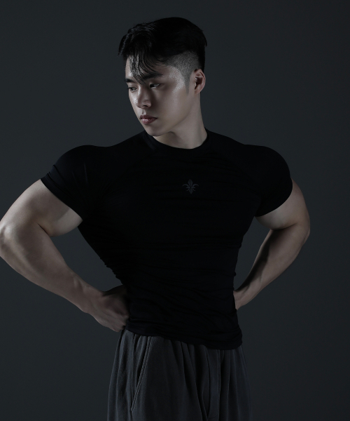 CARMID（カミド）の「シルバーロゴコンプレッション半袖[ブラック]（Tシャツ/カットソー・メンズ・その他・1/2/3）」の7枚目の写真