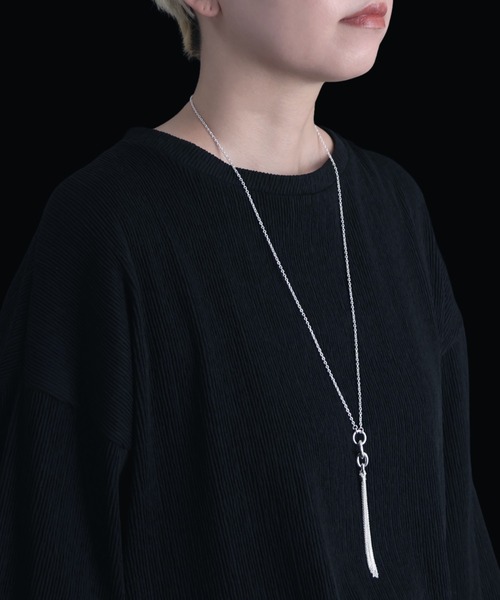 YArKA（ヤーカ）の「【YArKA/ヤーカ】tassel arrange necklace [frtya1] / タッセルネックレス（ネックレス・メンズ・シルバー・FREE）」の6枚目の写真