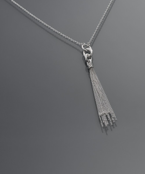 YArKA（ヤーカ）の「【YArKA/ヤーカ】tassel arrange necklace [frtya1] / タッセルネックレス（ネックレス・メンズ・シルバー・FREE）」の9枚目の写真
