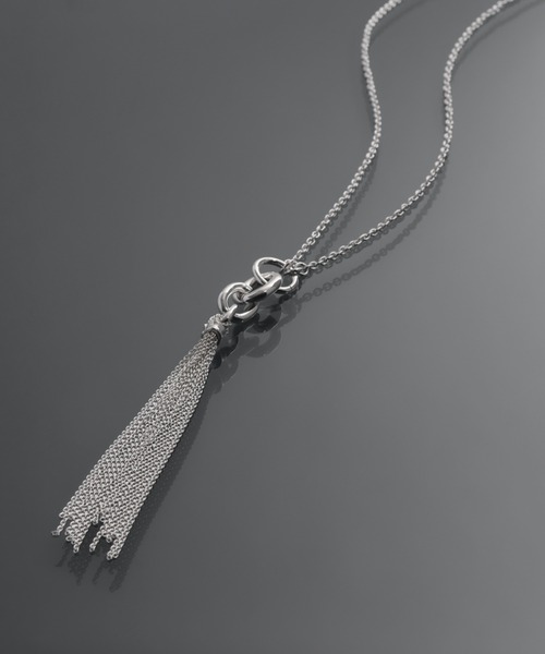 YArKA（ヤーカ）の「【YArKA/ヤーカ】tassel arrange necklace [frtya1] / タッセルネックレス（ネックレス・メンズ・シルバー・FREE）」の8枚目の写真