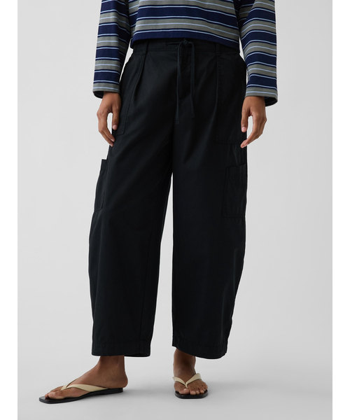 GAP(ギャップ)の「ミッドライズ バギーバレル パラシュートパンツ(その他パンツ・レディース・ブラック/ブラウン/その他・S/XS/M/L/XXS)」の5枚目の写真