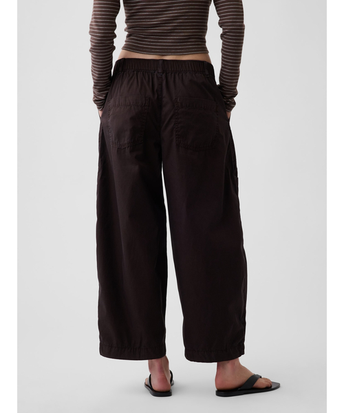 GAP(ギャップ)の「ミッドライズ バギーバレル パラシュートパンツ(その他パンツ・レディース・ブラック/ブラウン/その他・S/XS/M/L/XXS)」の12枚目の写真