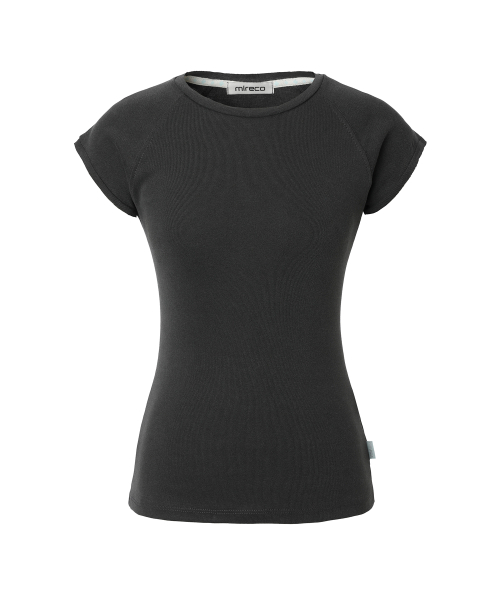 MIRECO(ミレコ)の「PIGMENT SLIM T CHARCOAL(Tシャツ/カットソー・レディース・その他・FREE)」の4枚目の写真