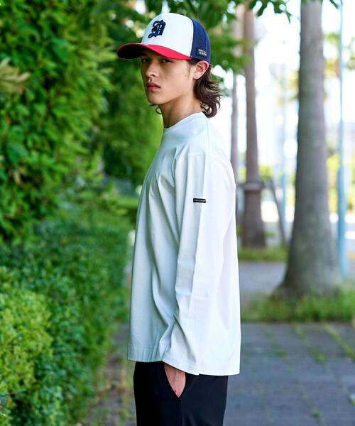 DRESSTERIOR(ドレステリア)の「【接触冷感/抗菌防臭/消臭】ICE CLEAR COTTON クルーネックロンT(Tシャツ/カットソー・メンズ・ブラウン系その他/ホワイト/ブラック・91/90/92/94)」の11枚目の写真