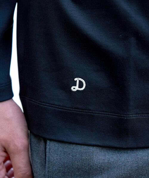 DRESSTERIOR(ドレステリア)の「【接触冷感/抗菌防臭/消臭】ICE CLEAR COTTON クルーネックロンT(Tシャツ/カットソー・メンズ・ブラウン系その他/ホワイト/ブラック・91/90/92/94)」の19枚目の写真