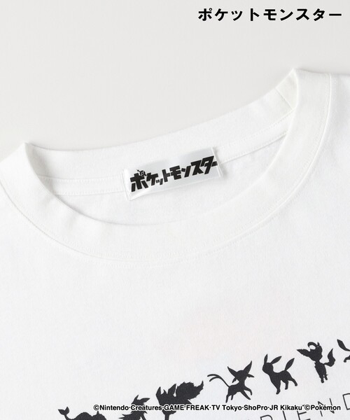 Right-on(ライトオン)の「「ポケットモンスター」プリントTシャツ(Tシャツ/カットソー・レディース・ホワイト系1/ブラック系・04/05/06)」の10枚目の写真