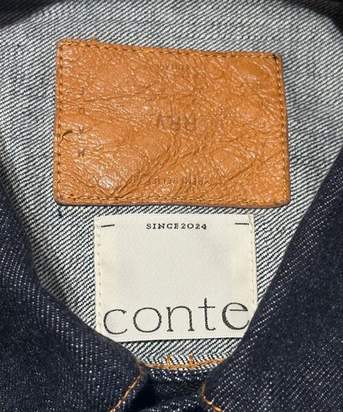 REMI RELIEF(レミレリーフ)の「【別注】<REMI RELIEF for conte>デニムジャケット(デニムジャケット・レディース・ネイビー・FREE)」の5枚目の写真