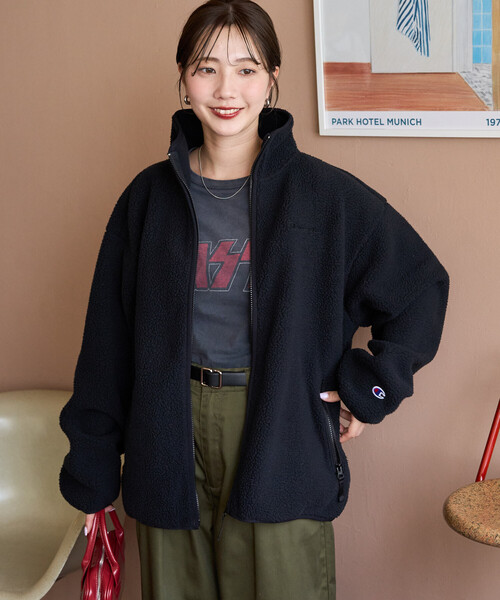 限定展開 Champion × FREAK'S STORE/チャンピオン 別注 配色 ボア