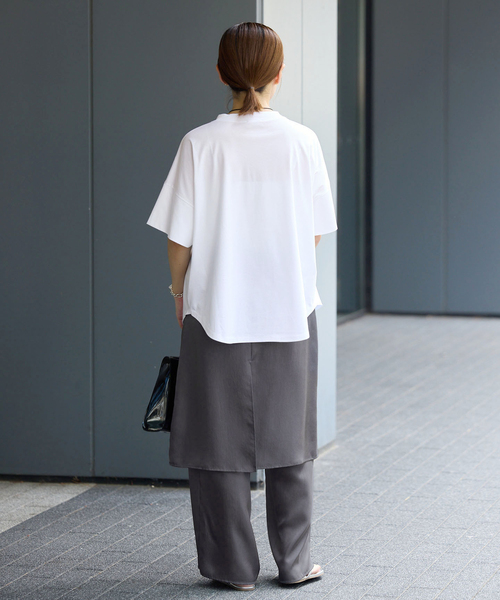 IENA(イエナ)の「レイヤースカートセットイージーパンツ(その他パンツ・レディース・チャコールグレー/ブラック・38/36)」の16枚目の写真