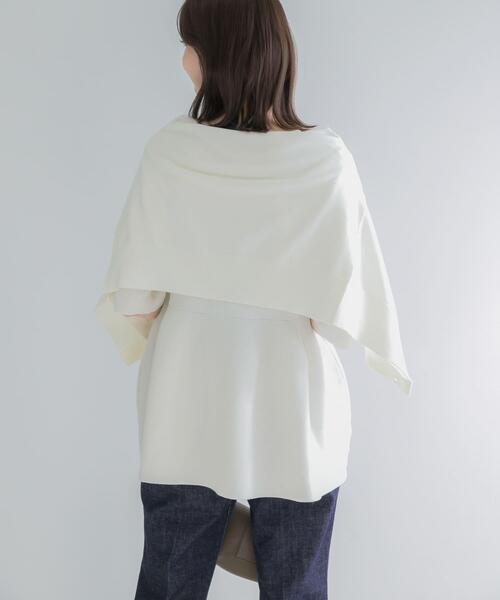 URBAN RESEARCH ROSSO WOMEN(アーバンリサーチ ロッソ)の「『WEB/一部店舗限定』フォルムニットアンサンブル(ニット/セーター・レディース・ホワイト/ネイビー・FREE)」の17枚目の写真