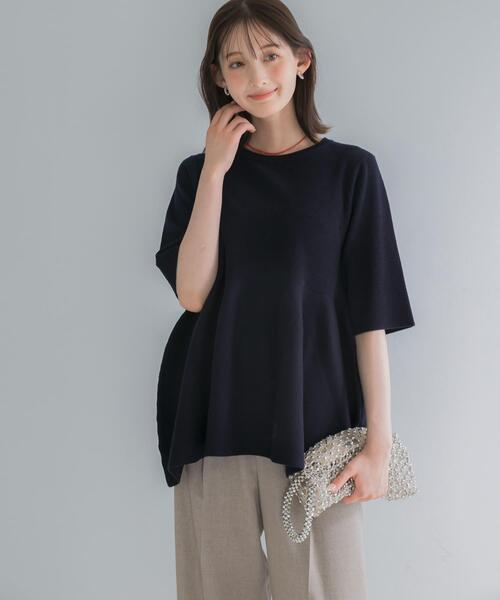 URBAN RESEARCH ROSSO WOMEN(アーバンリサーチ ロッソ)の「『WEB/一部店舗限定』フォルムニットアンサンブル(ニット/セーター・レディース・ホワイト/ネイビー・FREE)」の22枚目の写真