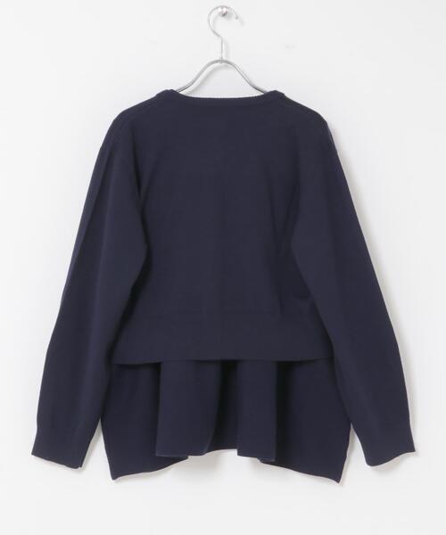 URBAN RESEARCH ROSSO WOMEN(アーバンリサーチ ロッソ)の「『WEB/一部店舗限定』フォルムニットアンサンブル(ニット/セーター・レディース・ホワイト/ネイビー・FREE)」の11枚目の写真
