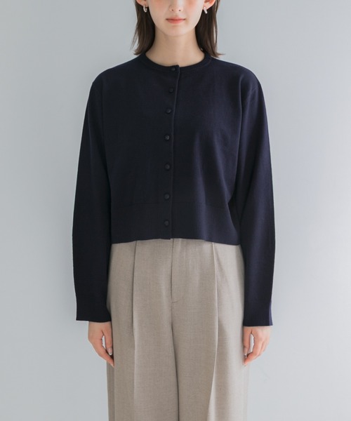 URBAN RESEARCH ROSSO WOMEN(アーバンリサーチ ロッソ)の「『WEB限定』フォルムニットアンサンブル(ニット/セーター・レディース・ホワイト/ネイビー・FREE)」の17枚目の写真