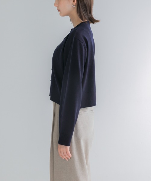URBAN RESEARCH ROSSO WOMEN(アーバンリサーチ ロッソ)の「『WEB限定』フォルムニットアンサンブル(ニット/セーター・レディース・ホワイト/ネイビー・FREE)」の18枚目の写真