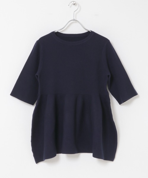 URBAN RESEARCH ROSSO WOMEN(アーバンリサーチ ロッソ)の「『WEB限定』フォルムニットアンサンブル(ニット/セーター・レディース・ホワイト/ネイビー・FREE)」の21枚目の写真