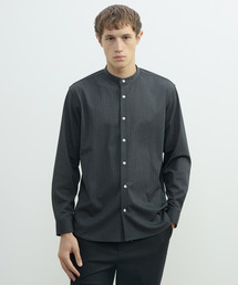 MEN'S MELROSE（メンズメルローズ）の「テックウーリースタンダードバンドカラーシャツ（シャツ/ブラウス）」