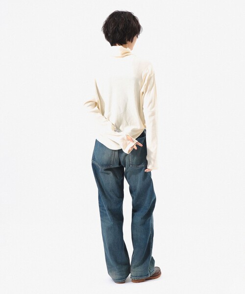 BEAMS BOY(ビームスボーイ)の「ヘム ドロー ストリング タートル(Tシャツ/カットソー・レディース・パープル/ネイビー/サックスブルー/ナチュラル・0/1/2)」の7枚目の写真