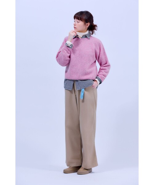 BEAMS BOY(ビームスボーイ)の「ヘム ドロー ストリング タートル(Tシャツ/カットソー・レディース・パープル/ネイビー/サックスブルー/ナチュラル・0/1/2)」の11枚目の写真