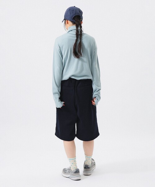 BEAMS BOY(ビームスボーイ)の「ヘム ドロー ストリング タートル(Tシャツ/カットソー・レディース・パープル/ネイビー/サックスブルー/ナチュラル・0/1/2)」の14枚目の写真