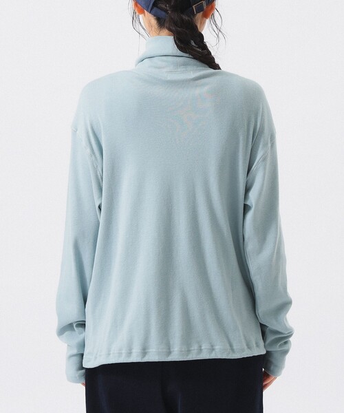 BEAMS BOY(ビームスボーイ)の「ヘム ドロー ストリング タートル(Tシャツ/カットソー・レディース・パープル/ネイビー/サックスブルー/ナチュラル・0/1/2)」の18枚目の写真