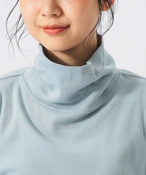 BEAMS BOY(ビームスボーイ)の「ヘム ドロー ストリング タートル(Tシャツ/カットソー・レディース・パープル/ネイビー/サックスブルー/ナチュラル・0/1/2)」の19枚目の写真