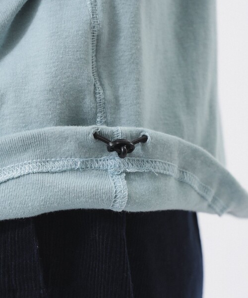 BEAMS BOY(ビームスボーイ)の「ヘム ドロー ストリング タートル(Tシャツ/カットソー・レディース・パープル/ネイビー/サックスブルー/ナチュラル・0/1/2)」の22枚目の写真