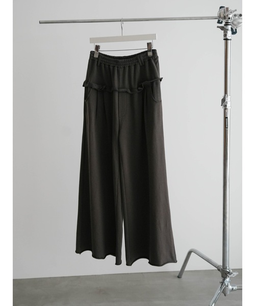 Katrin TOKYO(カトリーントーキョー)の「sweat buggy pants(スウェットパンツ・レディース・チャコールグレー/ヘザーグレー・FREE/XS)」の12枚目の写真