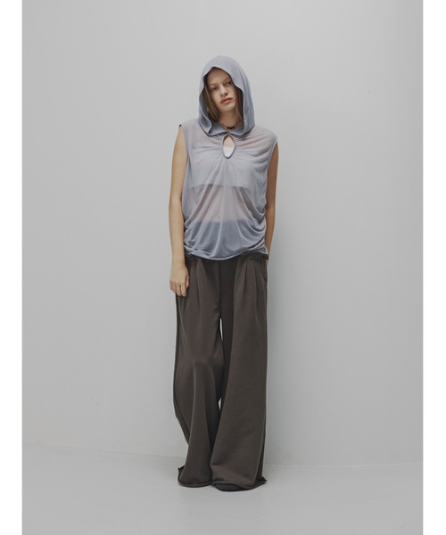 Katrin TOKYO(カトリーントーキョー)の「sweat buggy pants(スウェットパンツ・レディース・チャコールグレー/ヘザーグレー・FREE/XS)」の13枚目の写真