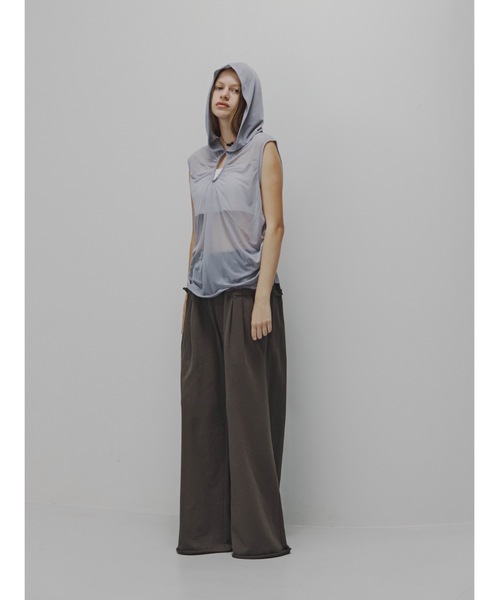 Katrin TOKYO(カトリーントーキョー)の「sweat buggy pants(スウェットパンツ・レディース・チャコールグレー/ヘザーグレー・FREE/XS)」の14枚目の写真