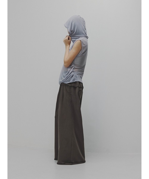 Katrin TOKYO(カトリーントーキョー)の「sweat buggy pants(スウェットパンツ・レディース・チャコールグレー/ヘザーグレー・FREE/XS)」の15枚目の写真