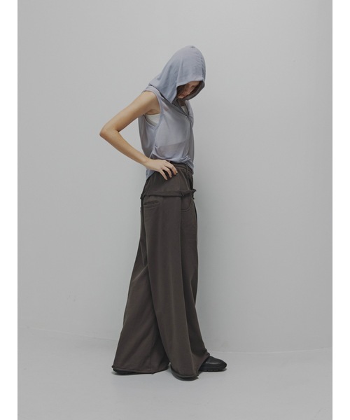Katrin TOKYO(カトリーントーキョー)の「sweat buggy pants(スウェットパンツ・レディース・チャコールグレー/ヘザーグレー・FREE/XS)」の17枚目の写真