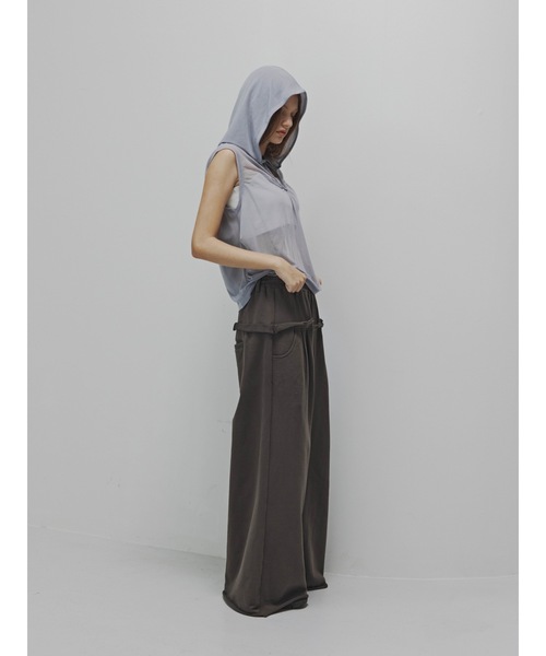 Katrin TOKYO(カトリーントーキョー)の「sweat buggy pants(スウェットパンツ・レディース・チャコールグレー/ヘザーグレー・FREE/XS)」の18枚目の写真
